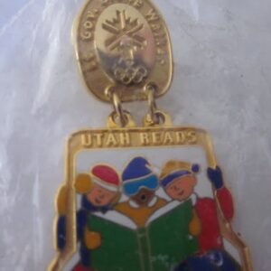 Pin Olympia 2002 Salt Lake Gov. Olene Smith Walker Utah Reads