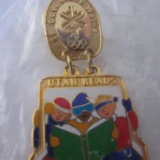 Pin Olympia 2002 Salt Lake Gov. Olene Smith Walker Utah Reads