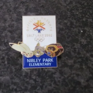 Pin Olympia 2002 Salt Lake Nimbley Park Elementary