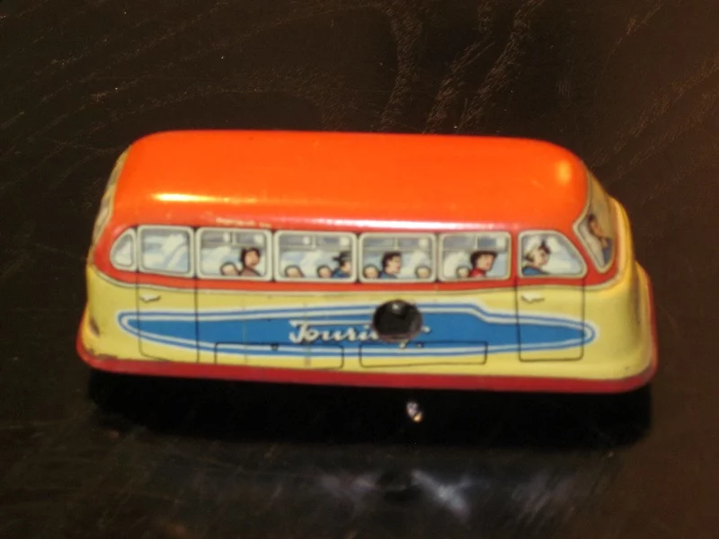 Spielzeugbus - Blech aufziehbar 60er Jahre